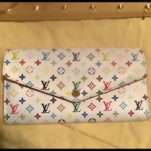 LV long multicolor wallet in monogram